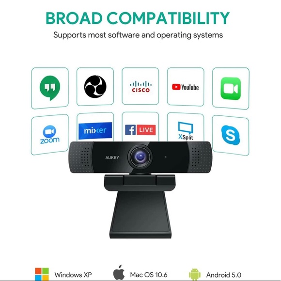 AUKEY Overview Full HD Video 1080p Webcam - Picture 4 of 7